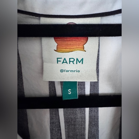 FARM Rio Mixed Stripes Short Sleeve Mini Dress - Picture 4 of 4